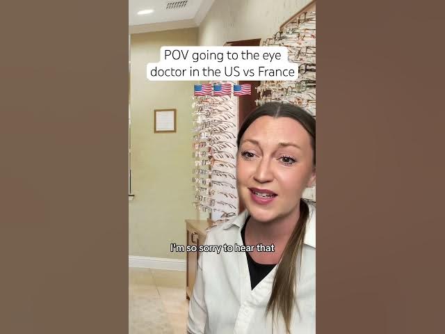 Eye doctor in the US vs France #france #french #usa #american #cultureshock #healthcare