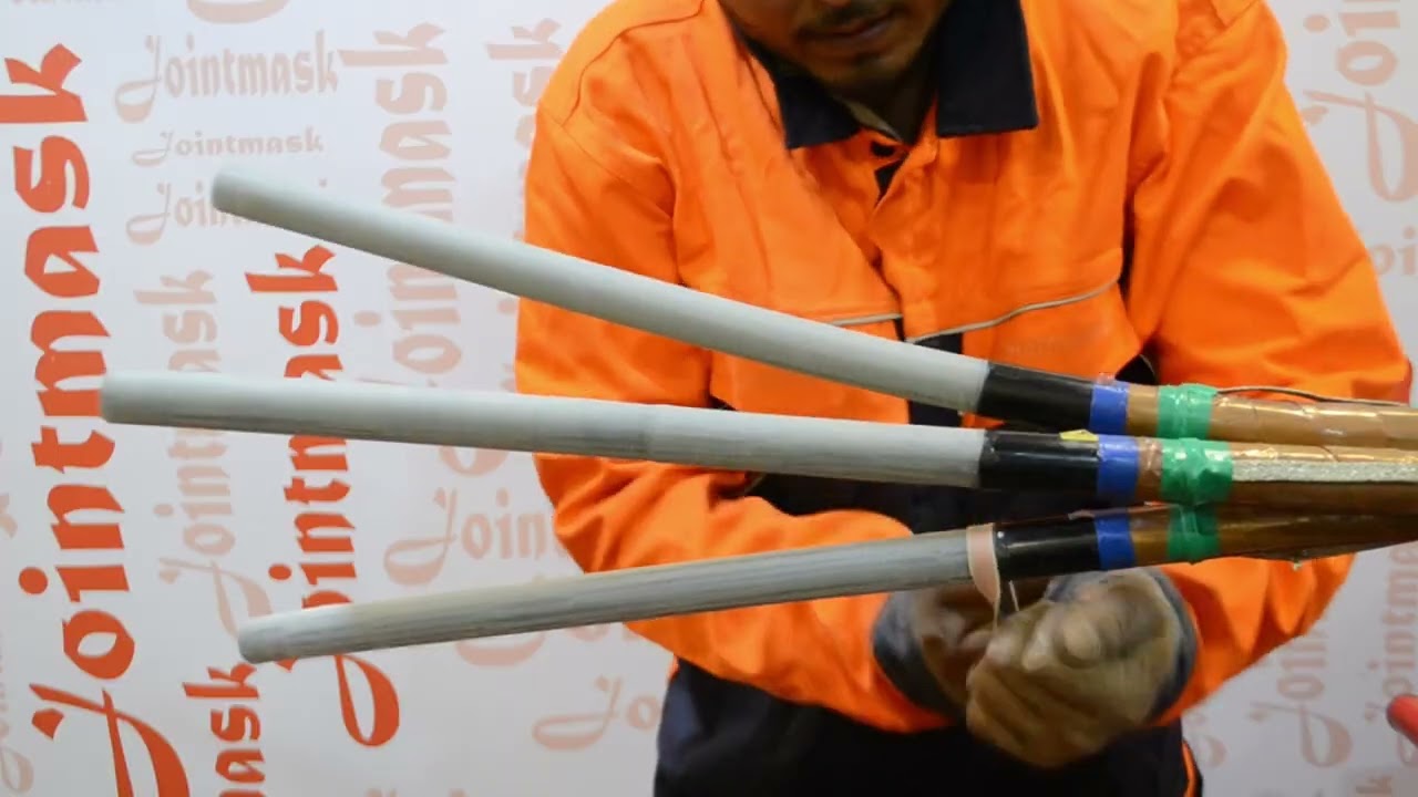 Installation of 11kv Heat Shrink Outdoor Termination 3 core