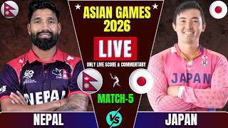 Nepal vs Japan Asian Games 2026 Cricket Match Only Live Score & Commentary By CoBox