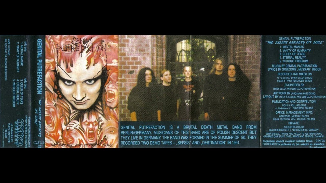 GENITAL PUTREFACTION (Poland) - The Inside Anxiety Of Soul Demo 1992 [FULL DEMO]