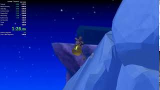 Getting Over It 6.87 Ice Mountain gold.