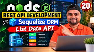 Node.js 🚀 REST API Development with Sequelize ORM 🔥Phase-1: List Data API