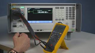 How to Calibrate DC Voltage on the Fluke 55X0A MultiProduct Calibrator (using  DMM AUTOCAL)