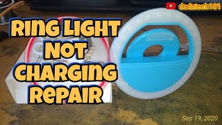 Ring Light Mini Teardown/Repair Usb charging Port