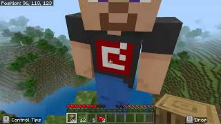 Gaming with MY LITTLE BROTHER (Minecraft ft. @HiramSharpe3232)