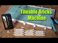 The Tileable Bricks Machine. An extendable 12th scale Tileable Brick molding system by Pixelvalve