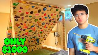 Building My Dream Home Climbing Wall (w/ no skills lol)