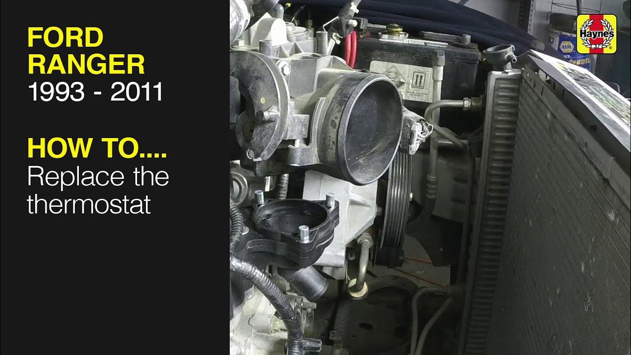 How to Replace the thermostat on the Ford Ranger 1993 to 2011 - YouTube