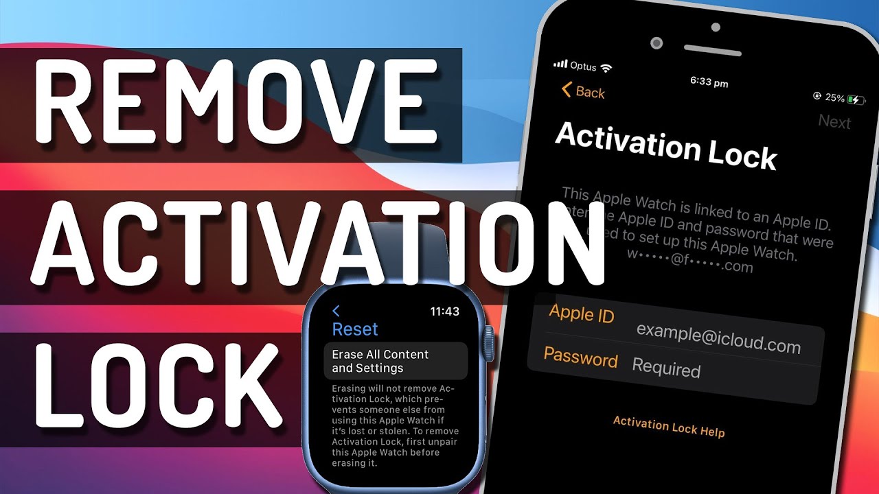 How to remove Activation Lock on Apple Watch without previous owner Series 7?