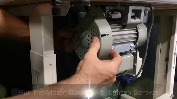 Changing a Clutch Motor to a Servo Motor by Sewing Machines Australia (SMA)