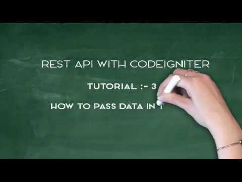 How to pass the data in url in GET API in the CodeIgniter Framework  [REST FULL Services] [API]