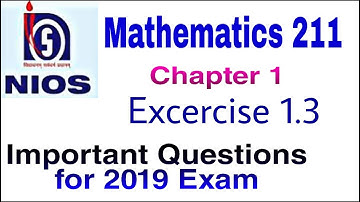 Number System | NIOS 10th Class Mathematics  Exercise 1.3