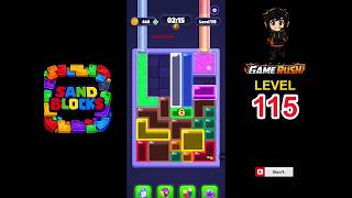 Sand Blocks Level 115 Walkthrough | Sand Blocks Drop Puzzle