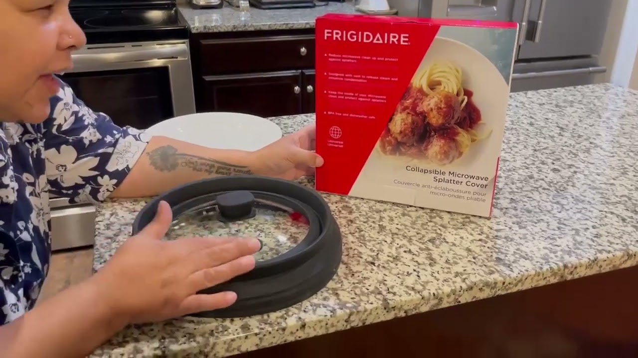 Magnetic Microwave Cover for Food, Collapsible Microwave Splatter