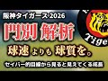 阪神【考察】門別解析、セイバー的目線で見た成長。直球は球速よりも球質
