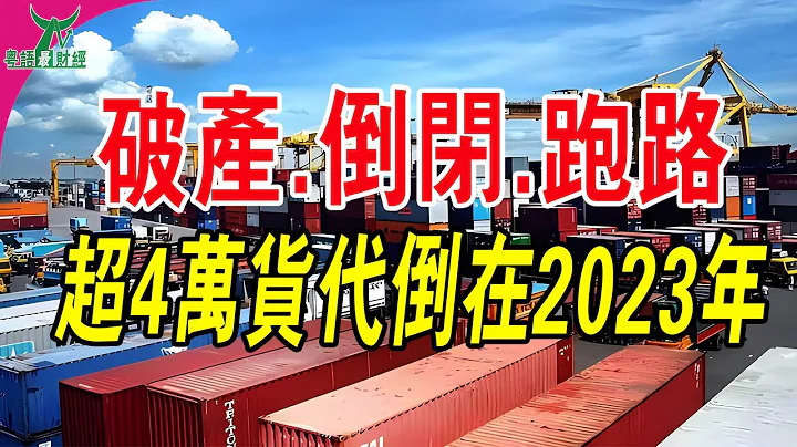 破产、倒闭、卷款跑路，超4万货运代理倒在2023年！#粤语 #中国经济 #外贸 - 天天要闻