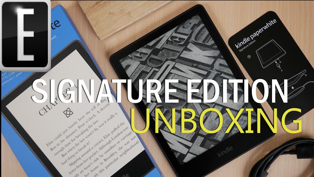 Kindle Paperwhite 5 Signature Edition 32GB 6.8 Unboxing 