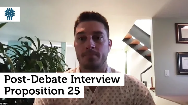 The Colleges of Law post-debate interview with Joh...