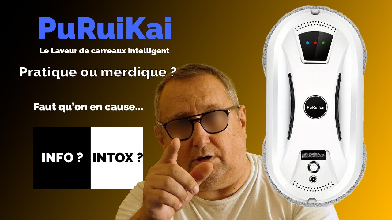 Test du nettoyeur de vitres PuRuiKai. Pratique ou Merdique ? Fait-il réellement le boulot ?
