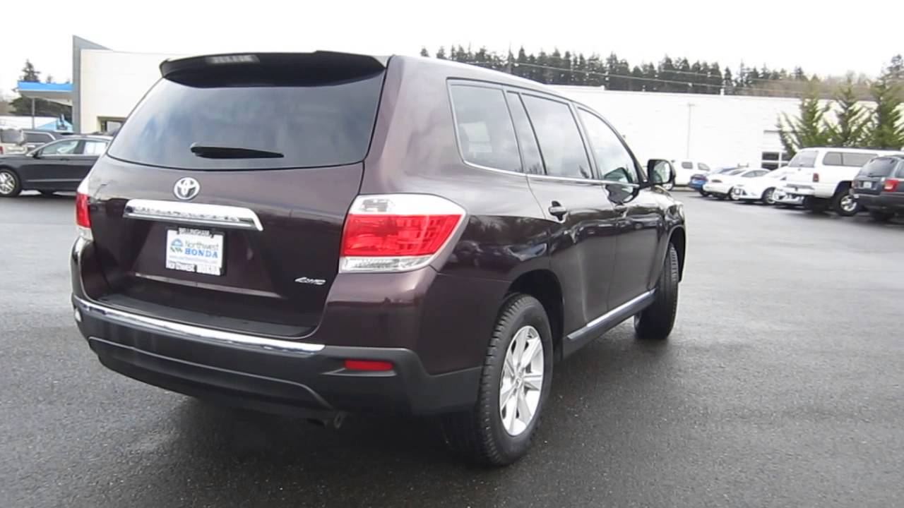 2013 Toyota Highlander, Maroon - STOCK# B2477 - Walk around - YouTube