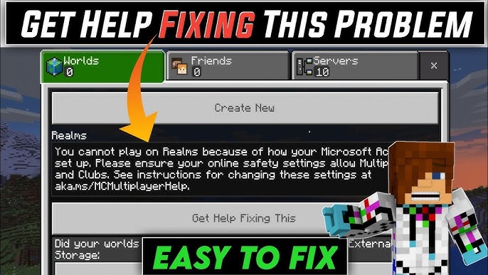 How to fix privacy and online safety setting in Minecraft PE 