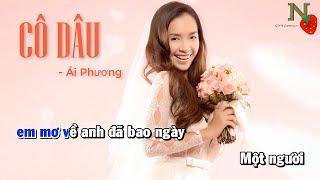 [Karaoke] Cô dâu - Ái Phương |Beat chuẩn