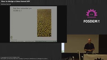 FOSDEM 2016 - Janson - How To Design A Linux Kernel Ap.mp4