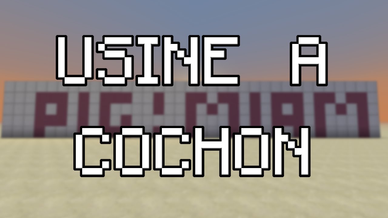 Minecraft tutoriel redstone FR : Usine de côtelette grillée/ Elevage de