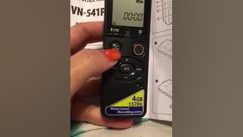 Figuring out How to use my olympus VN-541PC recorder. No need for rude comments just trying to help!