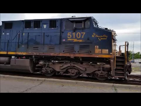 [CSX] Thomas Rice Special! 5107 Leads Q400-12 With B20-8 Trailing In ...