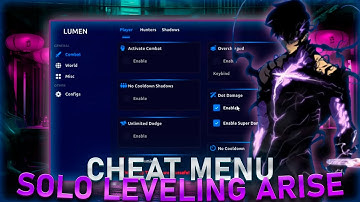 **Undetected** Solo Leveling Arise - Cheat Menu | Divine Cheat For SLA | Many Functions | FREE 100%
