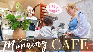 アメリカのカフェで注文!4歳の娘も大興奮😆〔#1025〕