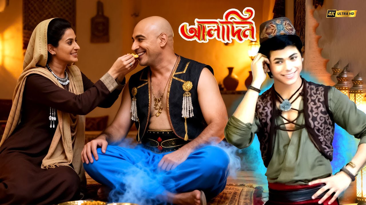 আলাদিনের মা নিজের হাতে জিনুকে খাওয়ালেন | Aladdin (Bengali) | আলাদিন | Kids Fantasy Show 