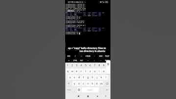 how to copy folder files to other folder in ubuntu in termux #shorts #ubuntu #termux #linux