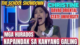 THE SCHOOL SHOWDOWN DAILY WINNER | CHRISTINE | #showtimelive #tawagngtanghalan  MAY 17 2024