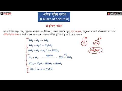 ভিডিও: অ্যাসিড বৃষ্টির কারণে কী ধরনের আবহাওয়া সৃষ্টি হয়?
