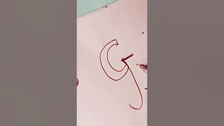"G"letter designing  ||fancy letter||#art #shorts#cursivewriting#calligraphy