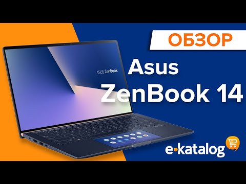 Обзор ноутбука с экраном в тачпаде Asus ZenBook 14