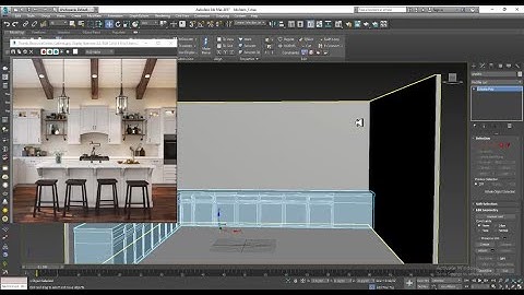 3Dsmax Tutorials, Learn 3D Modeling a Stylish Kitchen from Scratch in 3dsmax ( Part 1)