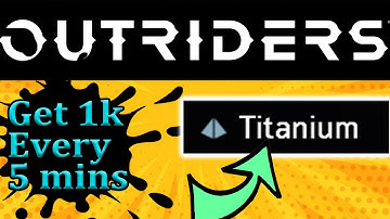 Best way to farm Titanium Outriders