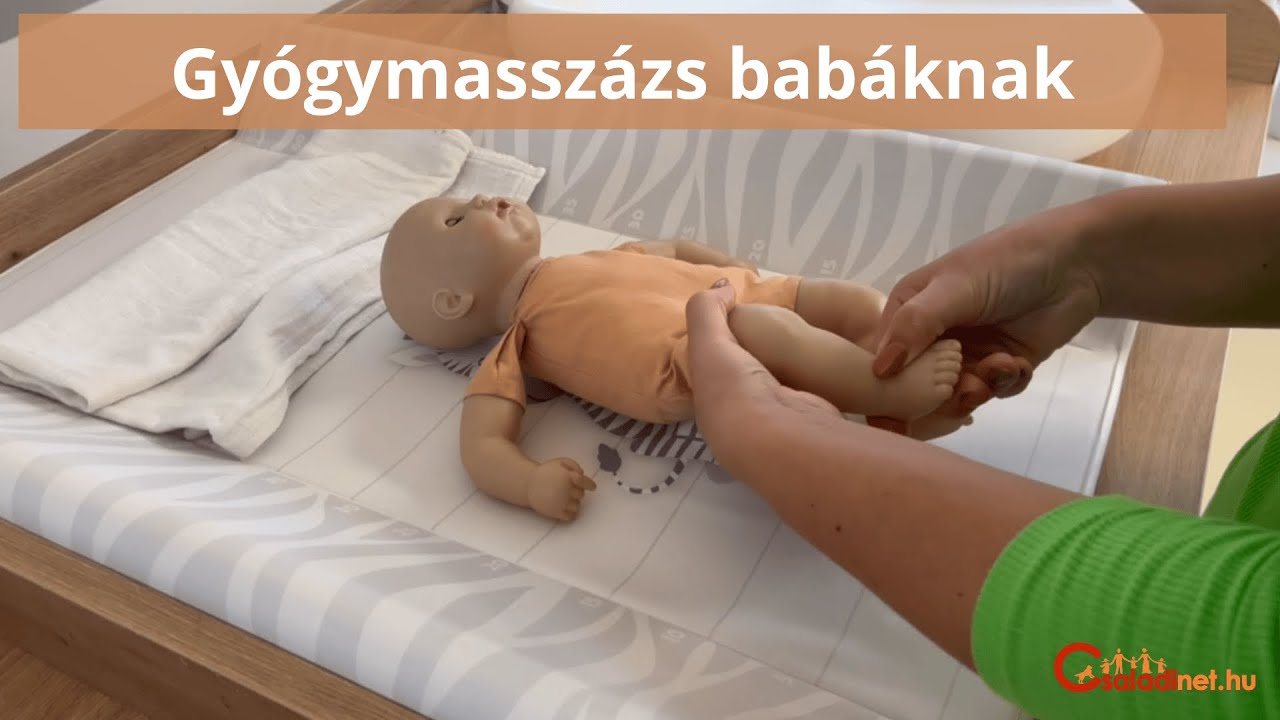 Gyógymasszázs babáknak: A hasfájás és a feszesség oldása egyszerű fogásokkal!