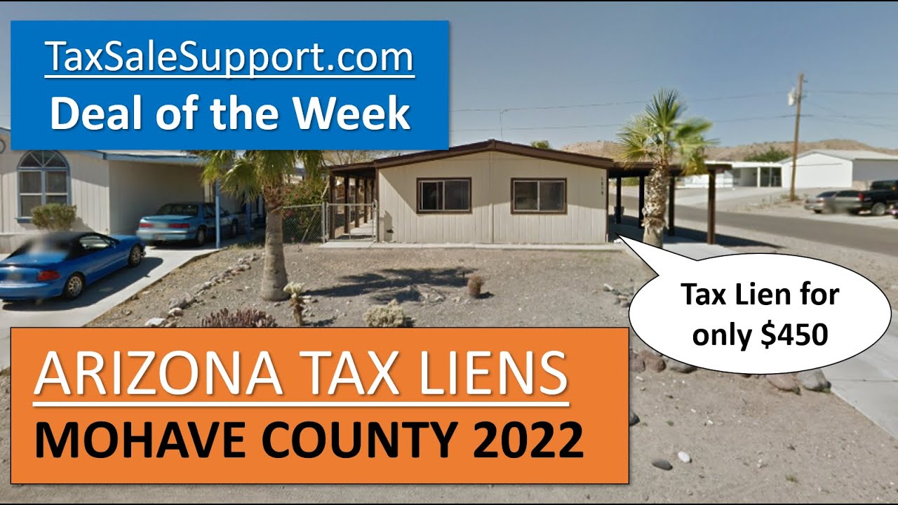 Mohave County AZ Tax Liens 2022! Deal of the Week YouTube