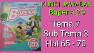 BUPENA 2D hal 65-70 soal dan kunci jawaban