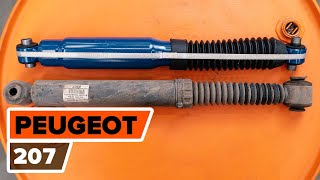 How to replace Shocks PEUGEOT 207 (WA_, WC_) Tutorial