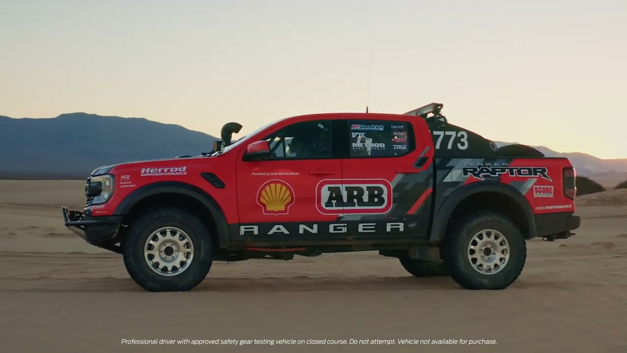 Baja 1000 Raptor R Rear View Ranger Raptor Baja Truck