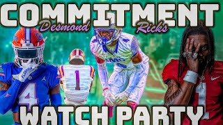 Desmond Ricks Commitment Watch Party - 5 star CB