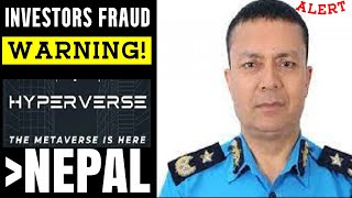 Hyperverse Investors Fraud Warning Nepal - Warns Public Not To Invest Into Hyperfund Ponzi Scheme