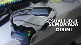 Microphone + Usb Hub + Senter | Rexus Xora DM1