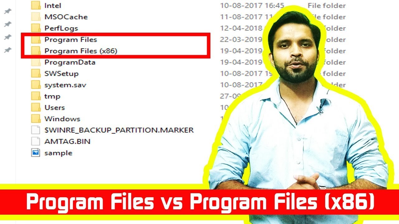 जानियें क्यों होते है आपके कंप्यूटर में दो Program Files के फोल्डर?