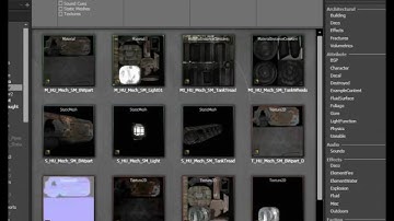 User Interface Content Browser - Source Panel